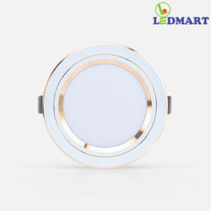 Đèn LED Âm Trần đổi màu viền vàng 12W AT20 ĐM 110/12W