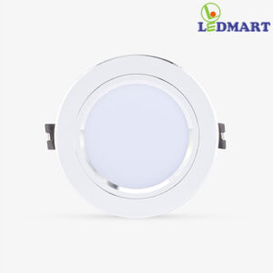 Đèn LED âm trần 12W Rạng Đông viền bạc AT10 110/12W